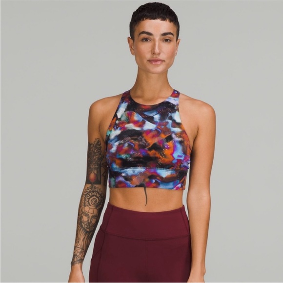Lululemon Energy Long Line Bra High
Neck - Hyper Drift Multi - Picture 3 of 6